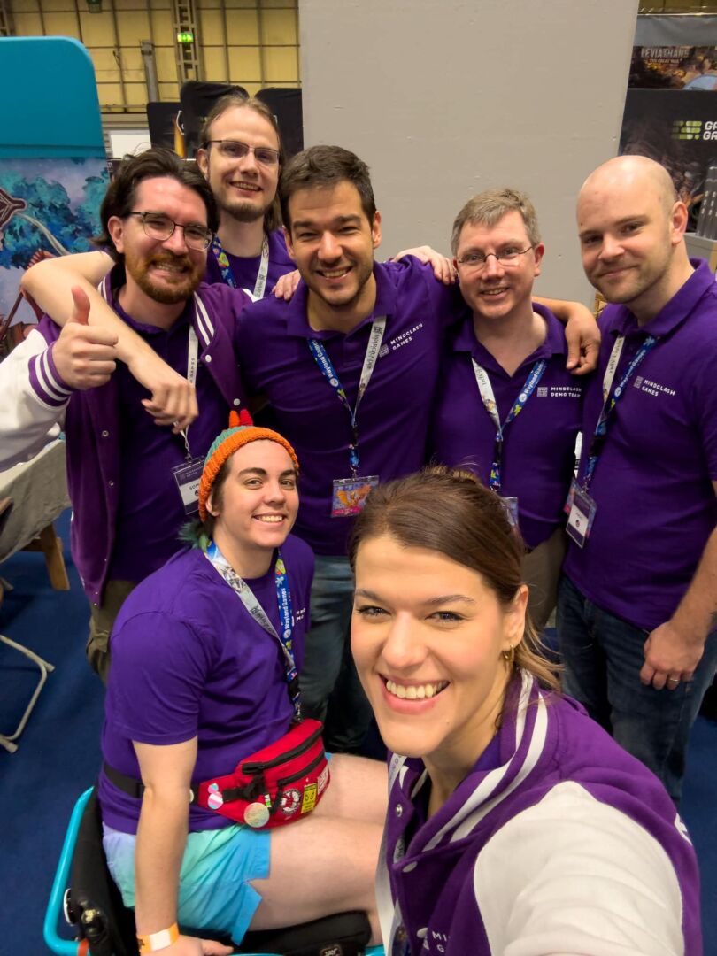 MCG team and our trusted demoers at UKGE 2024