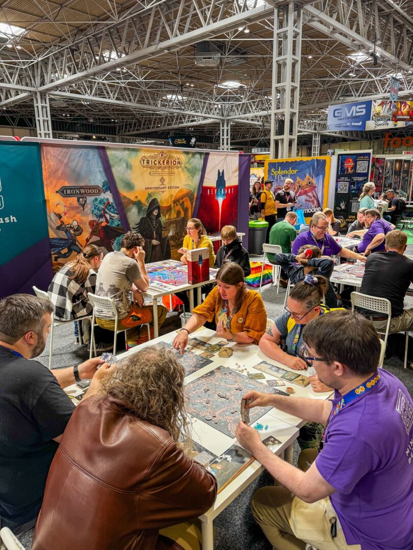 Full demo tables of Ironwood and Revenant at UKGE 2025