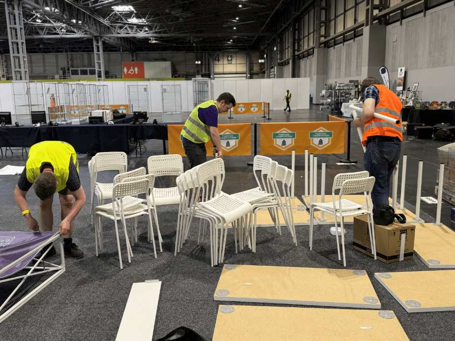 Booth Setup at UKGE