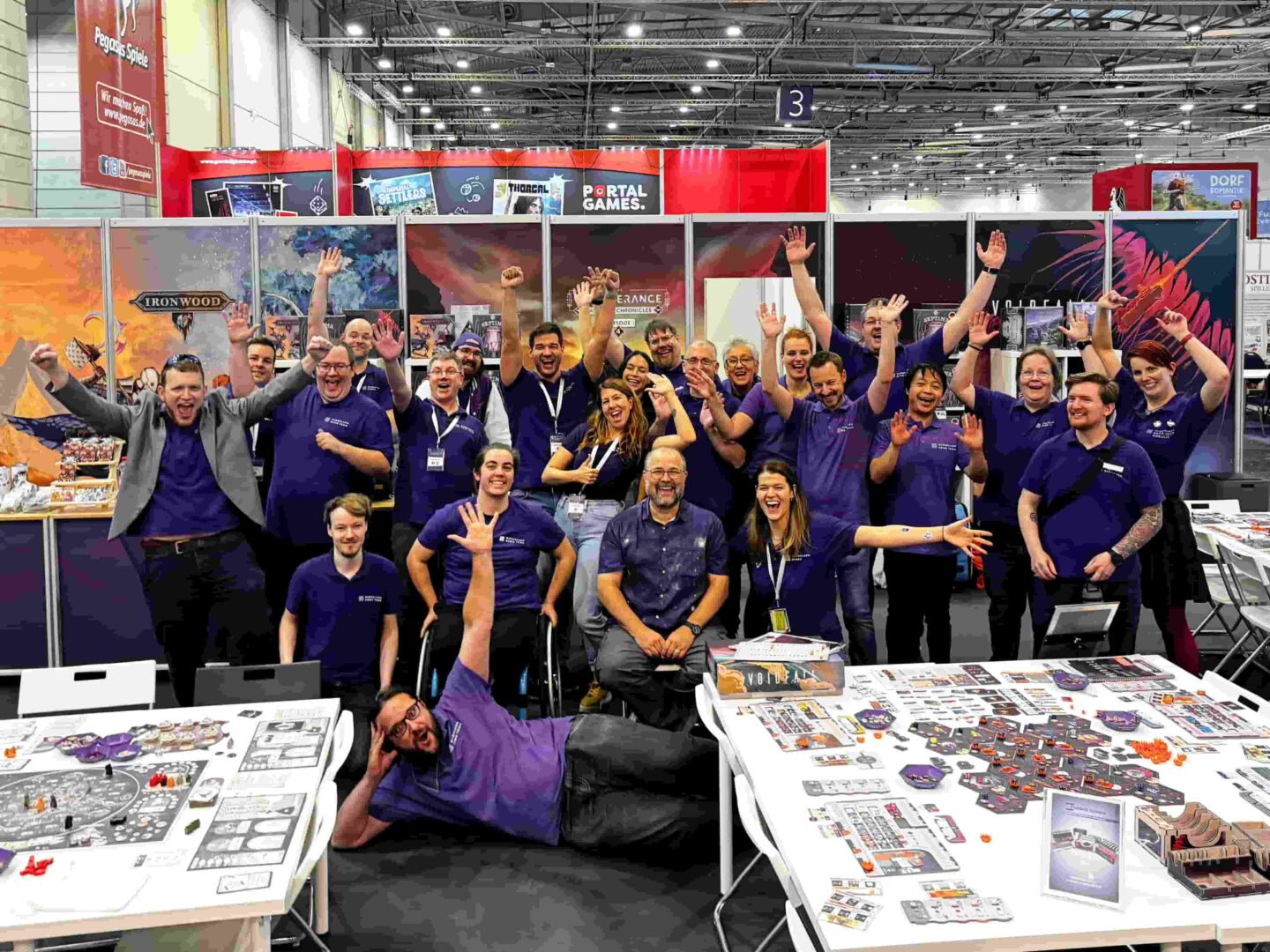 Mindclash Games Team at Essen Spiel Convention