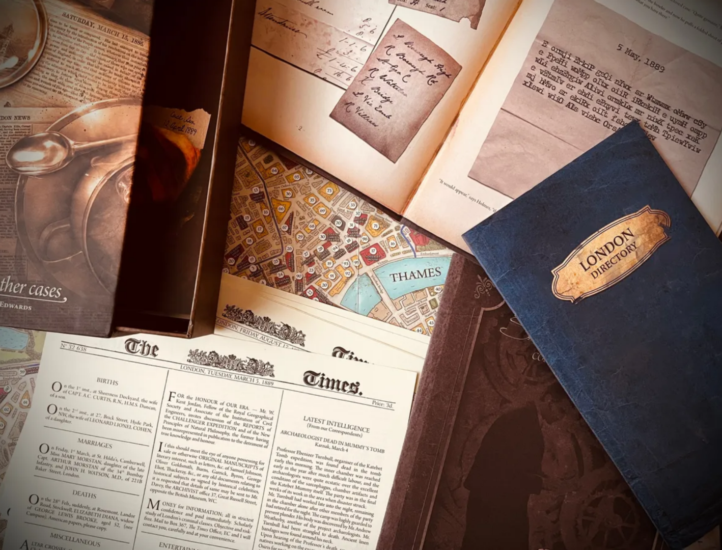 Sherlock Holmes Consulting Detective Board Game